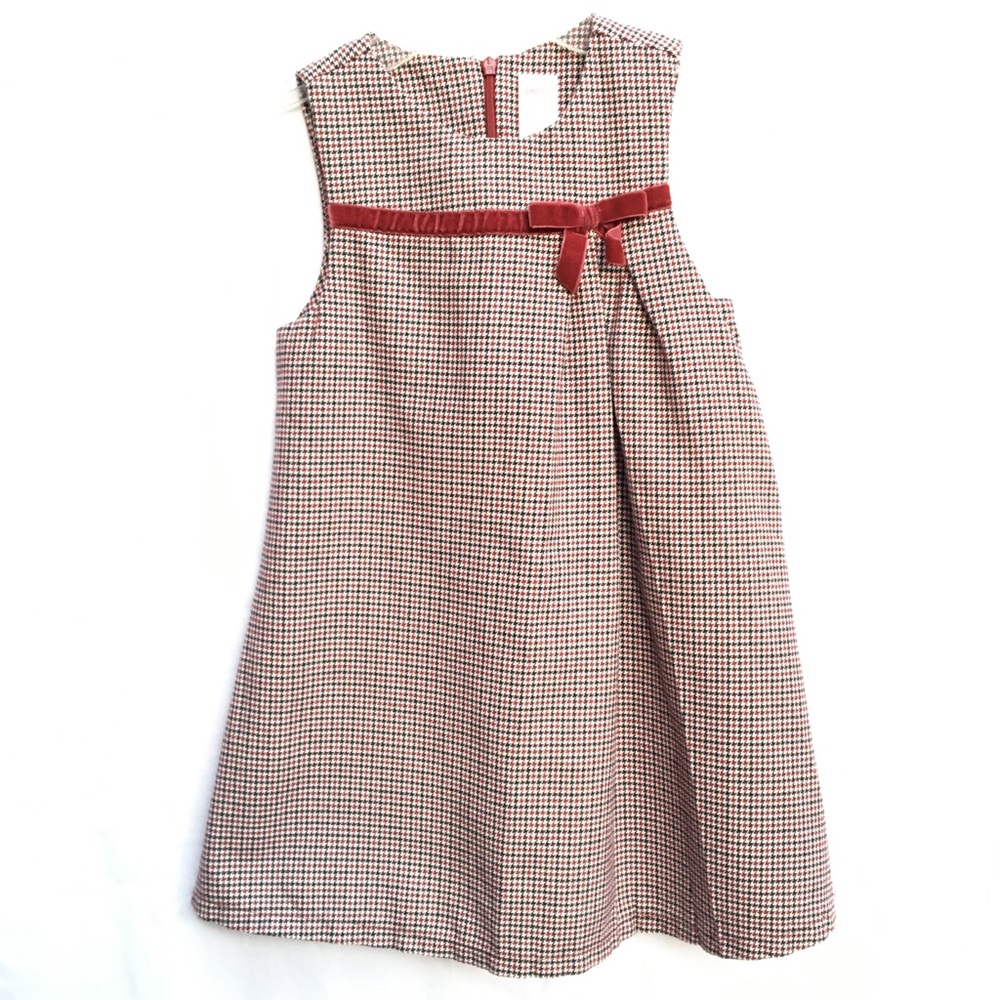 NWOT 6 Gymboree Kids Plaid Baby Girl Dress Formal Party Holiday Christmas - Picture 1 of 5